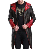 DMC Dante Leather Hooded Coat